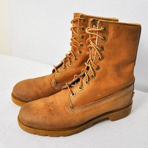 Vintage Timberland 9-Eye Wheat Boots